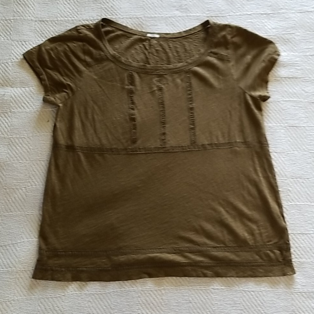 Brown short sleeve tee